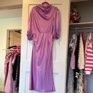 Asos Lilac Satin Dress